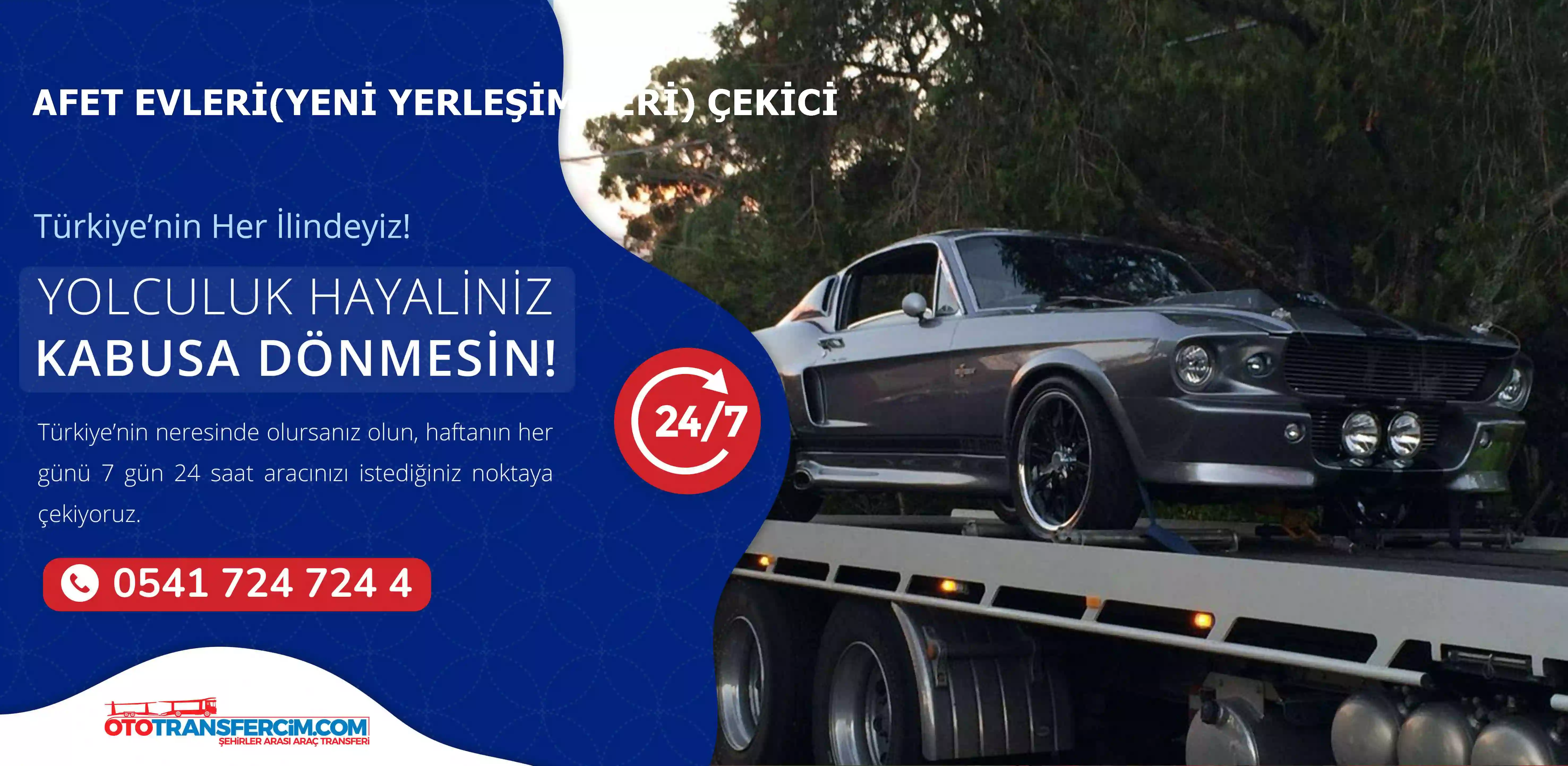 Afet Evleri(Yeni Yerleşim Yeri) Oto Çekici