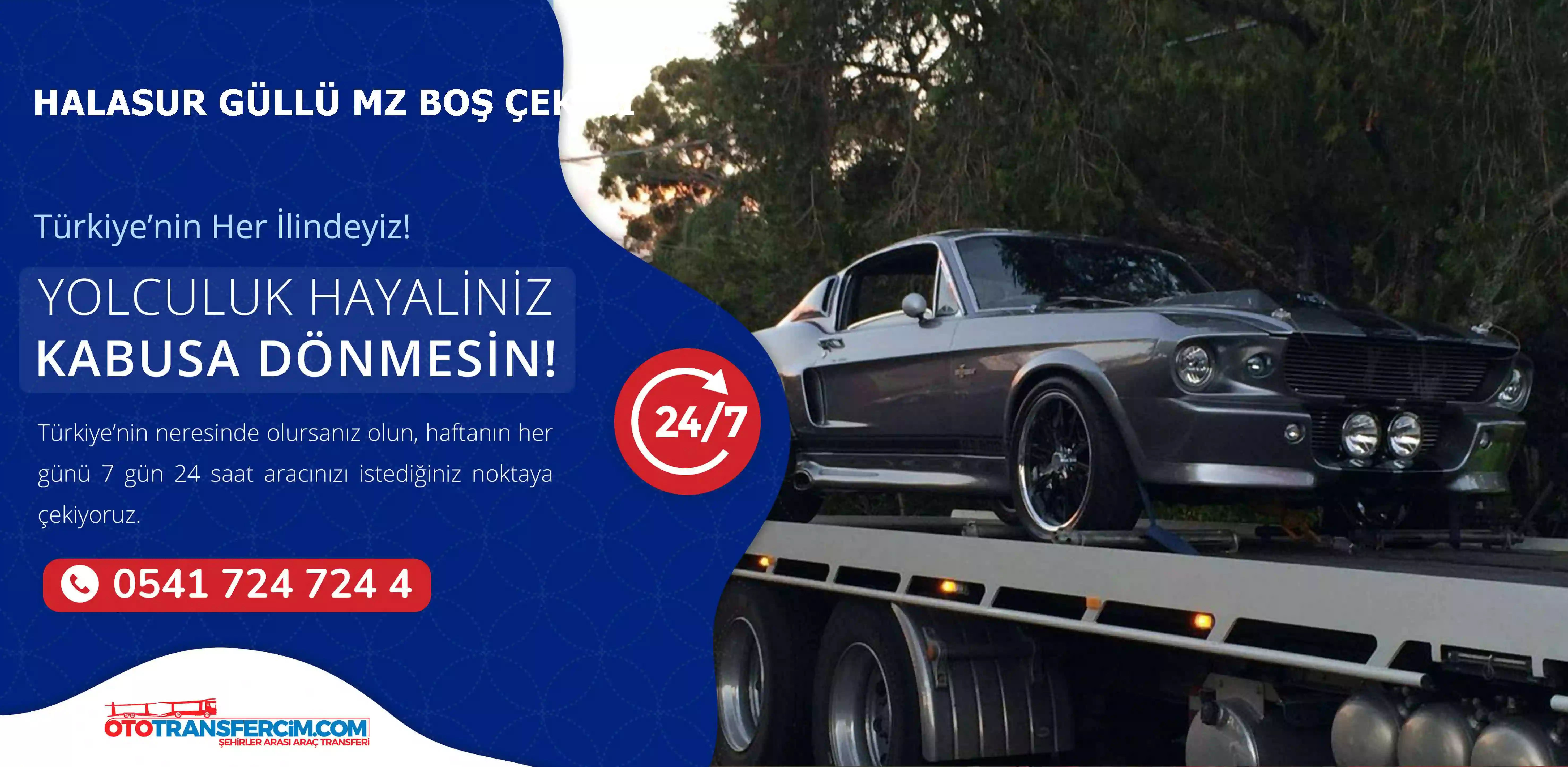 Halasur Güllü Mz Boş Oto Çekici
