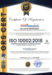 ISO 10002:2018 Müşteri Memnuniyeti Yönetim Sistemi Sertifikası